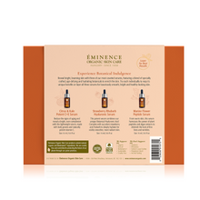 Load image into Gallery viewer, Essential Serum Trio Gift Set (Citrus & Kale, Strawberry Rhubard + Marine Flower)