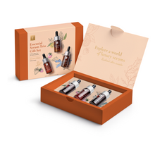 Load image into Gallery viewer, Essential Serum Trio Gift Set (Citrus & Kale, Strawberry Rhubard + Marine Flower)