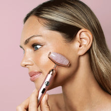 Load image into Gallery viewer, VIBRATING ROSE QUARTZ SCULPTING ROLLER