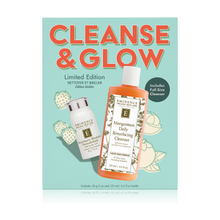 Load image into Gallery viewer, Cleanse &amp; Glow Gift Set  (Mangosteen Cleanser + Strawberry Rhubarb Dermafoliant)
