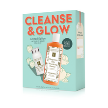 Load image into Gallery viewer, Cleanse &amp; Glow Gift Set  (Mangosteen Cleanser + Strawberry Rhubarb Dermafoliant)
