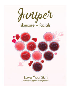 Juniper Signature Facials Gift Certificate 60min, 75min, 85min or Pre-teen & Teen Facial & Bliss Package